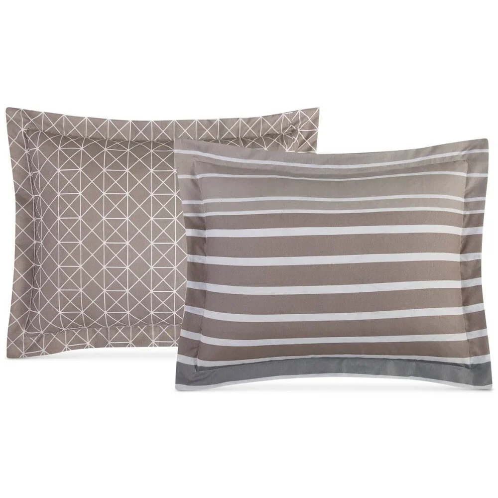 Sunham 3-Piece Reversible Comforter and Shams Bedding Set, Liam